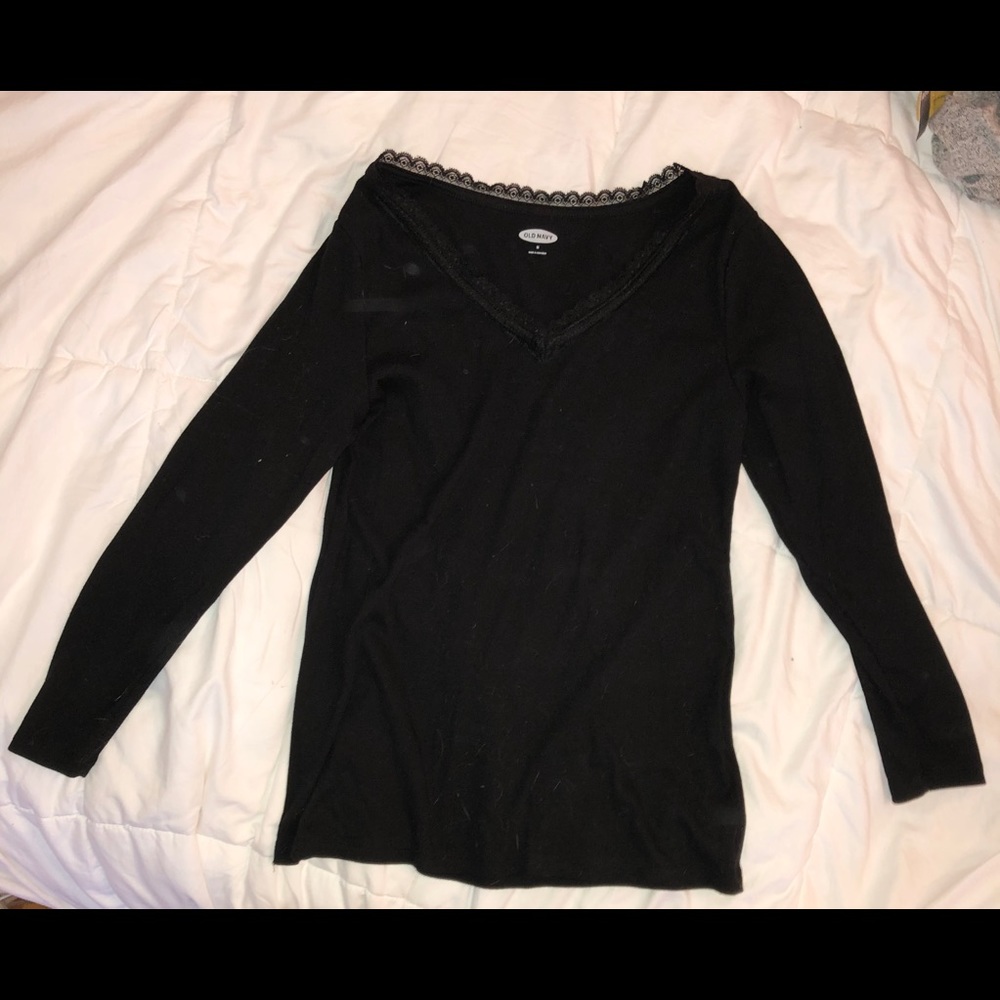 black pajama top